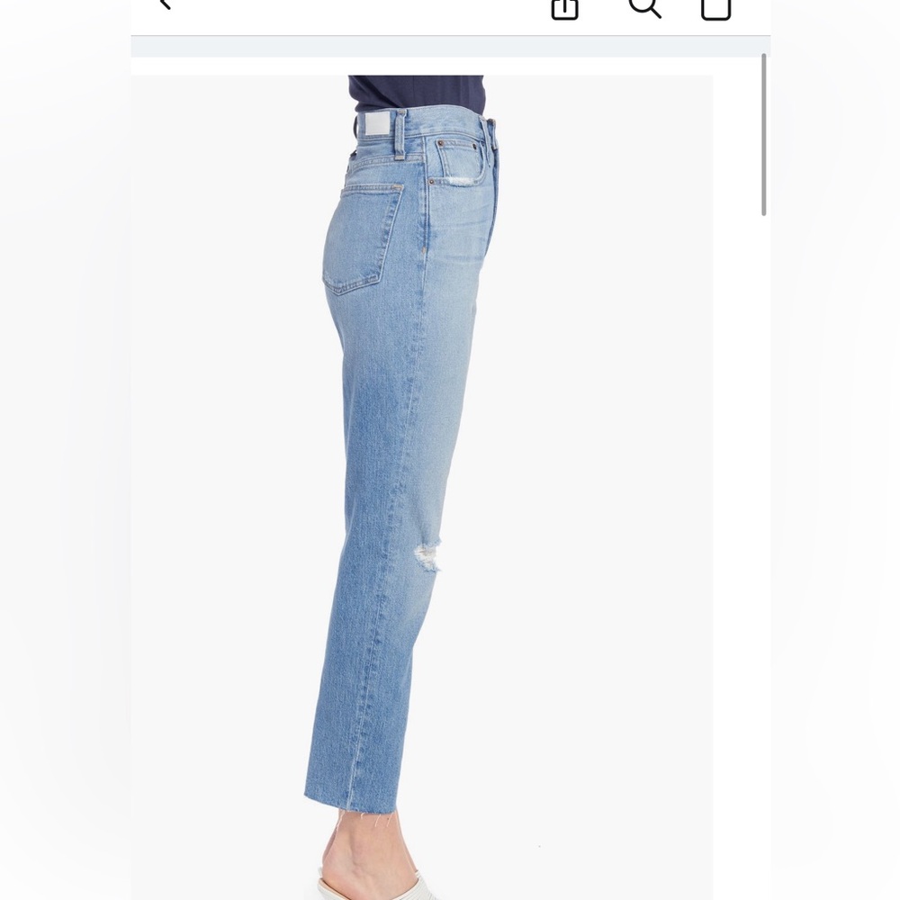 Something Navy Cropped Cigarette Jeans 26 - Picture 3 of 8